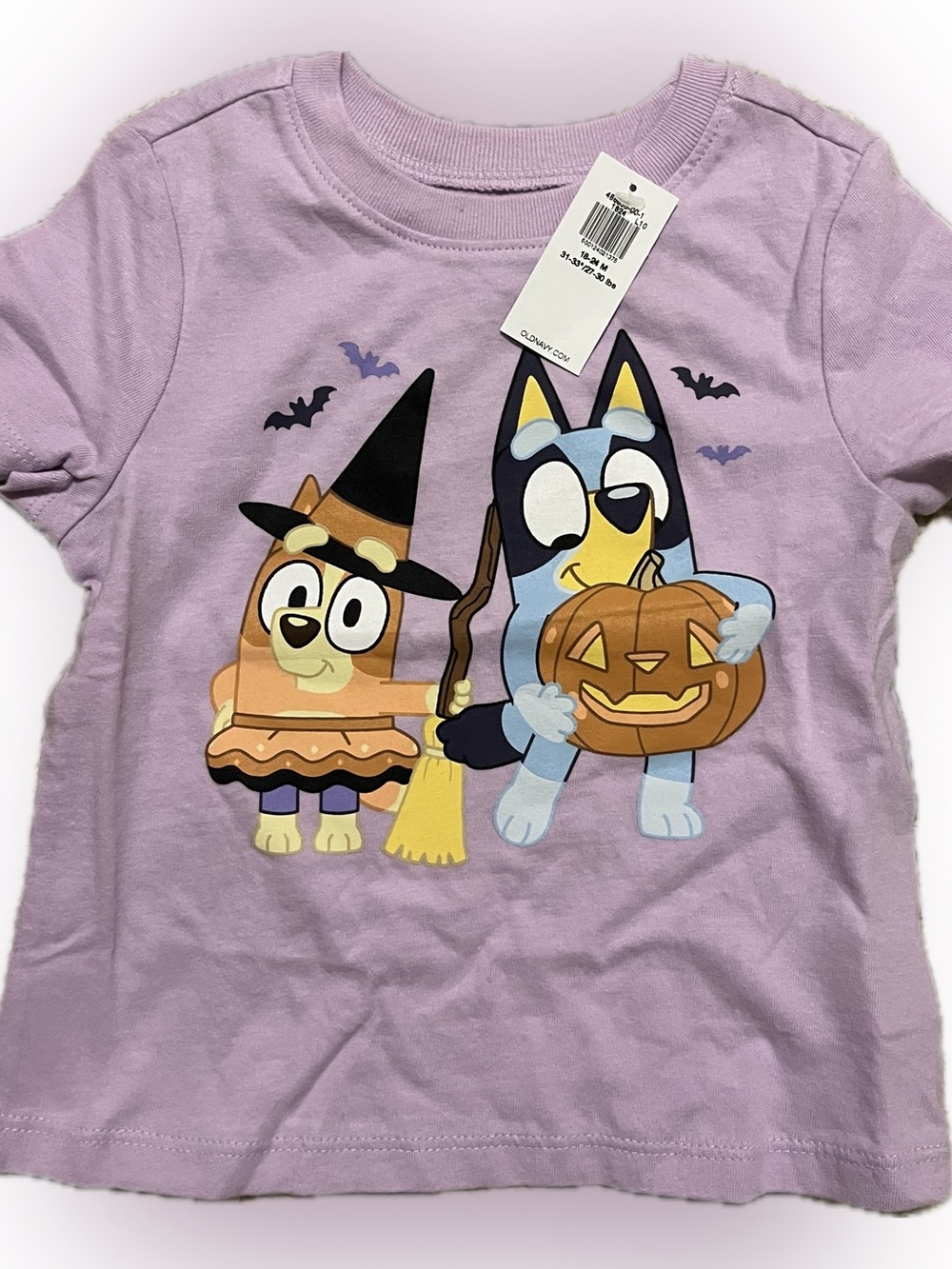 Bluey and Bingo Halloween Shirt size 18-24M